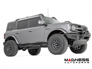 Ford Bronco Custom Wheels (1) - 85 Series - Gunmetal Gray w/ Black Lip - 17 x 9.0 / 6 x 135 / -12 / 4.5" - Rough Country Ford Bronco Custom Wheels (1) - 85 Series - Gunmetal Gray w/ Black Lip - 17 x 9.0 / 6 x 135 / -12 / 4.5" - Rough Country